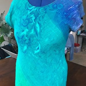 Colorful Karin Stevens Tunic size 8